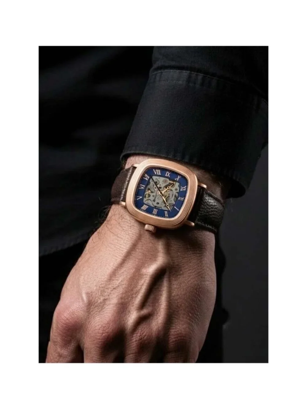 NWT Thomas Earnshaw Heritage Blue Dial Men's Watch